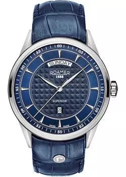 Швейцарские наручные мужские часы Roamer 508.293.41.45.05. Коллекция Superior