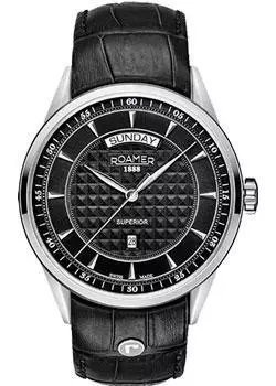 Швейцарские наручные мужские часы Roamer 508.293.41.55.05. Коллекция Superior