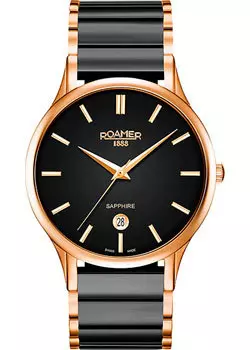 Швейцарские наручные мужские часы Roamer 657.833.49.55.60. Коллекция Classic Line