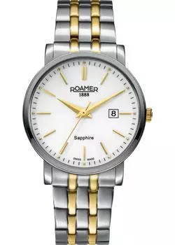 Швейцарские наручные мужские часы Roamer 709.856.47.25.70. Коллекция Classic Line