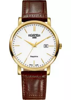 Швейцарские наручные мужские часы Roamer 709.856.48.25.07. Коллекция Classic Line