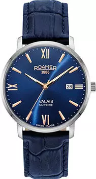 Швейцарские наручные мужские часы Roamer 958.833.41.43.05. Коллекция Valais