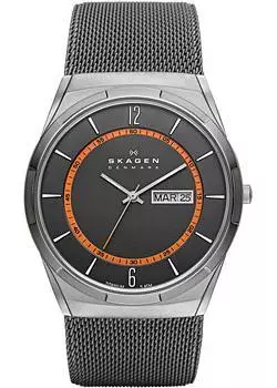 Швейцарские наручные мужские часы Skagen SKW6007. Коллекция Mesh