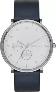 Швейцарские наручные мужские часы Skagen SKW6169. Коллекция Leather