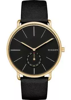 Швейцарские наручные мужские часы Skagen SKW6217. Коллекция Leather