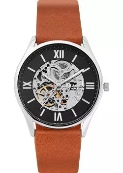 Швейцарские наручные мужские часы Skagen SKW6613. Коллекция Leather