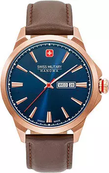Швейцарские наручные мужские часы Swiss military hanowa 06-4346.02.003. Коллекция Day Date Classic