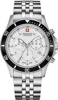 Швейцарские наручные мужские часы Swiss military hanowa 06-5331.04.001. Коллекция Flagship Chrono II