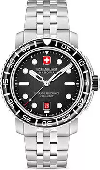 Швейцарские наручные мужские часы Swiss military hanowa SMWGH0001702. Коллекция Black Marlin