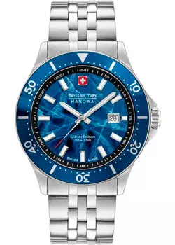 Швейцарские наручные мужские часы Swiss military hanowa SMWGH0004401. Коллекция Glacier