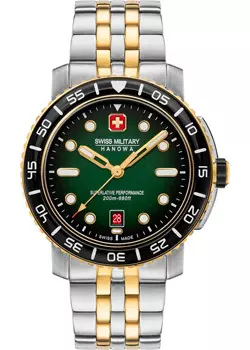 Швейцарские наручные мужские часы Swiss military hanowa SMWGH0001761. Коллекция Black Marlin