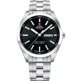 Швейцарские наручные мужские часы Swiss Military SM34087.01. Коллекция Day Date