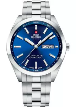 Швейцарские наручные мужские часы Swiss Military SM34087.03. Коллекция Day Date