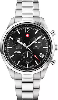 Швейцарские наручные мужские часы Swiss Military SM34097.01. Коллекция Classic