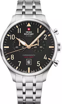 Швейцарские наручные мужские часы Swiss Military SM34098.04. Коллекция Vintage Chronograph