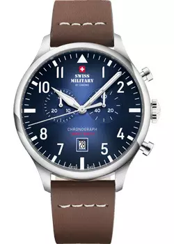 Швейцарские наручные мужские часы Swiss Military SM34098.07. Коллекция Vintage Chronograph