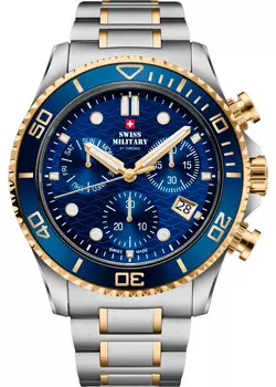 Швейцарские наручные мужские часы Swiss Military SM34101.04. Коллекция XL Chronograph