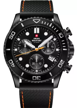 Швейцарские наручные мужские часы Swiss Military SM34101.08. Коллекция XL Chronograph