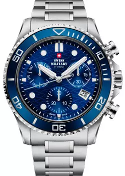 Швейцарские наручные мужские часы Swiss Military SM34101.02. Коллекция XL Chronograph