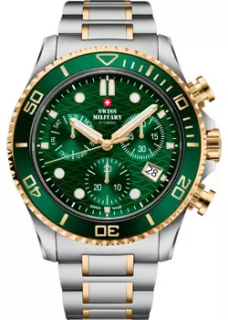 Швейцарские наручные мужские часы Swiss Military SM34101.05. Коллекция XL Chronograph