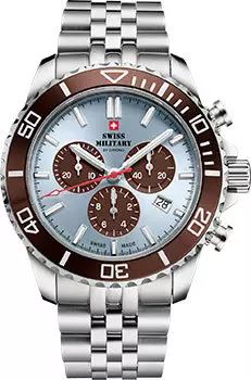 Швейцарские наручные мужские часы Swiss Military SM34103.06. Коллекция Sports Chronograph