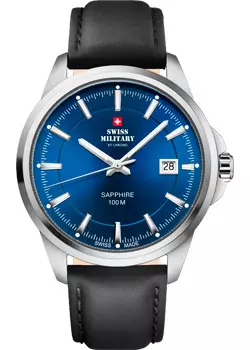 Швейцарские наручные мужские часы Swiss Military SM34104.10. Коллекция Classic