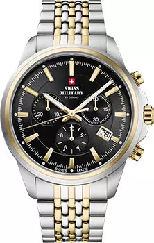 Швейцарские наручные мужские часы Swiss Military SM34107.05. Коллекция Sports Chronograph