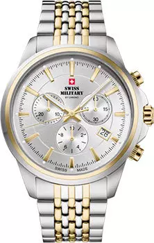 Швейцарские наручные мужские часы Swiss Military SM34107.06. Коллекция Sports Chronograph