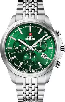 Швейцарские наручные мужские часы Swiss Military SM34107.04. Коллекция Sports Chronograph
