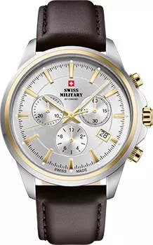 Швейцарские наручные мужские часы Swiss Military SM34107.15. Коллекция Sports Chronograph