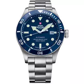 Швейцарские наручные мужские часы Swiss Military SMA34075.02. Коллекция Diver
