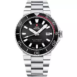 Швейцарские наручные мужские часы Swiss Military SMA34086.01. Коллекция Automatic Dive