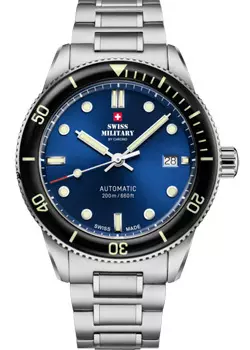 Швейцарские наручные мужские часы Swiss Military SMA34106.02. Коллекция Automatic Dive