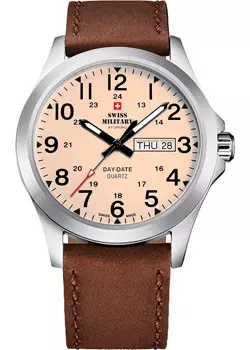 Швейцарские наручные мужские часы Swiss Military SMP36040.29. Коллекция Day Date
