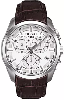 Швейцарские наручные мужские часы Tissot T035.617.16.031.00. Коллекция Couturier Chronograph