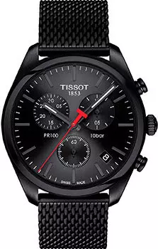 Швейцарские наручные мужские часы Tissot T101.417.33.051.00. Коллекция PR 100