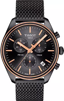 Швейцарские наручные мужские часы Tissot T101.417.23.061.00. Коллекция PR 100
