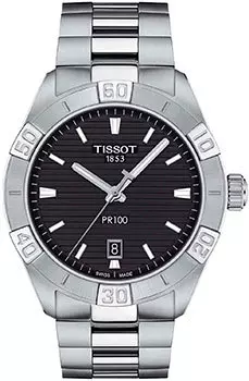 Швейцарские наручные мужские часы Tissot T101.610.11.051.00. Коллекция PR 100 Sport