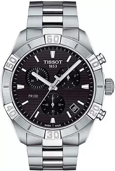 Швейцарские наручные мужские часы Tissot T101.617.11.051.00. Коллекция PR 100 Sport