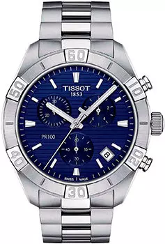Швейцарские наручные мужские часы Tissot T101.617.11.041.00. Коллекция PR 100 Sport