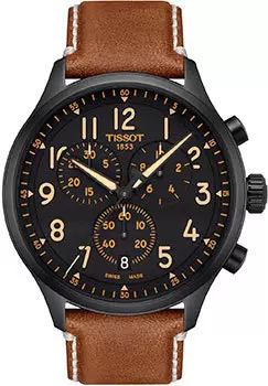 Швейцарские наручные мужские часы Tissot T116.617.36.052.03. Коллекция Chrono XL