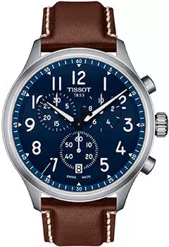 Швейцарские наручные мужские часы Tissot T116.617.16.042.00. Коллекция Chrono XL