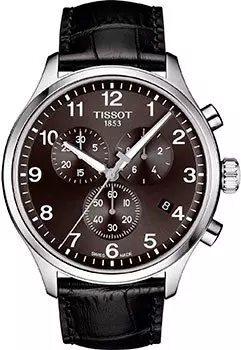 Швейцарские наручные мужские часы Tissot T116.617.16.057.00. Коллекция Chrono XL