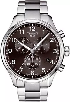 Швейцарские наручные мужские часы Tissot T116.617.11.057.01. Коллекция Chrono XL
