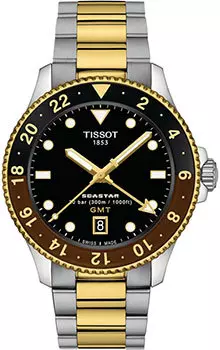 Швейцарские наручные мужские часы Tissot T120.852.22.051.00. Коллекция Seastar 1000