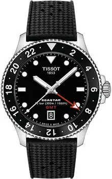 Швейцарские наручные мужские часы Tissot T120.852.17.051.00. Коллекция Seastar 1000