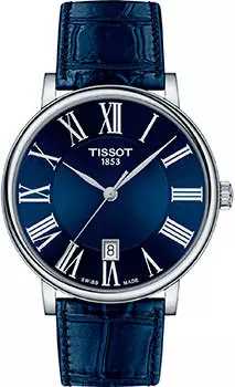 Швейцарские наручные мужские часы Tissot T122.410.16.043.00. Коллекция Carson Premium