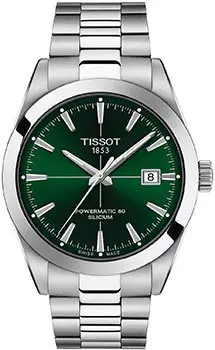 Швейцарские наручные мужские часы Tissot T127.407.11.091.01. Коллекция Powermatic 80 Silicium