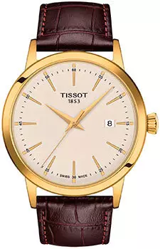 Швейцарские наручные мужские часы Tissot T129.410.36.261.00. Коллекция T Classic