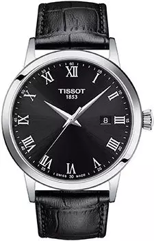 Швейцарские наручные мужские часы Tissot T129.410.16.053.00. Коллекция T Classic